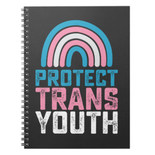 LGBT Pride Protect Trans Transgender Youth Kids Notebook
