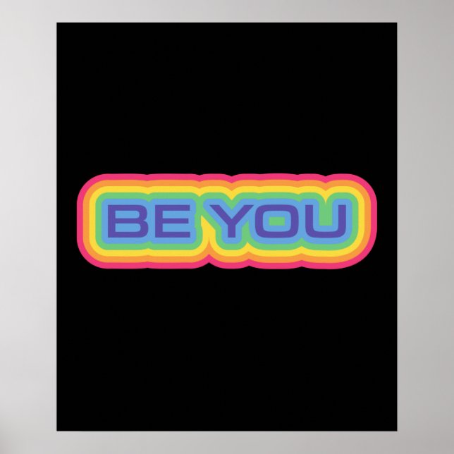LGBT+pride. queer. Be you.  Poster (Front)