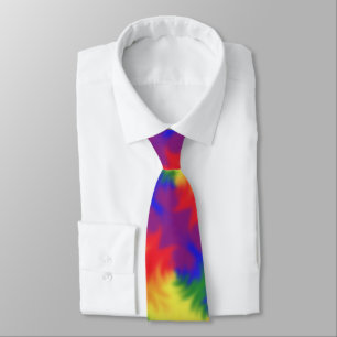 LGBT Pride Rainbow Colors Abstract Art Modern Tie