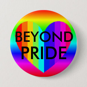 LGBT 'Pride" Rainbow Colours Button