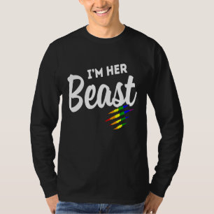 LGBT Pride Rainbow Couples For Lesbians I'm Her Be T-Shirt