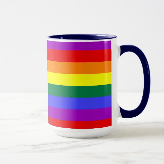 LGBT Pride Rainbow Flag Mug (Right)