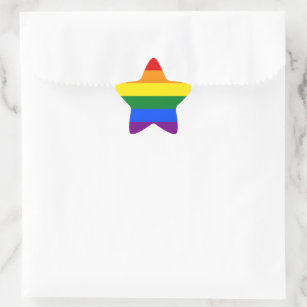 LGBT Pride Rainbow Star Sticker