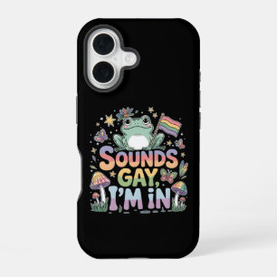 LGBT pride Sounds gay I'm in  iPhone 16 Case