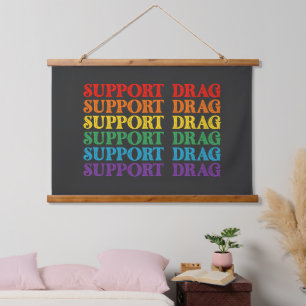 LGBT Pride Support Drag Is Not A Crime Hanging Tapestry