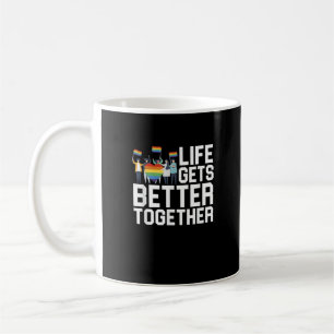 LGBT Pride Support Life Gets Better Together Inclu Coffee Mug
