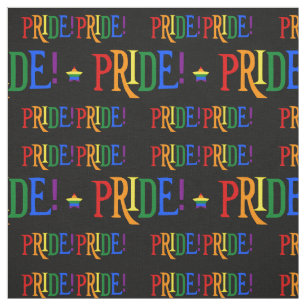 LGBT pride text sign Fabric