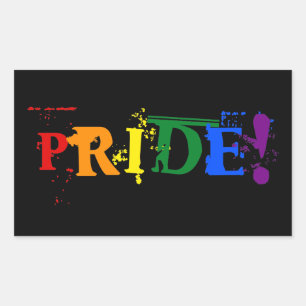 LGBT pride text sign Sticker