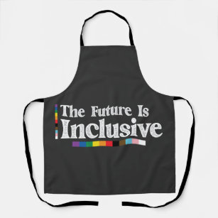 LGBT Pride The Future Is Inclusive Gay Lesbian Apron