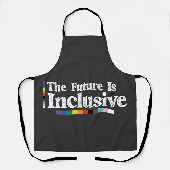 LGBT Pride The Future Is Inclusive Gay Lesbian Apron (Front)
