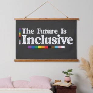 LGBT Pride The Future Is Inclusive Gay Lesbian Hanging Tapestry