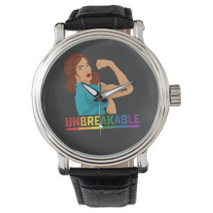 LGBT Pride Unbreakable Proud Mom Gay Lesbian Trans Watch