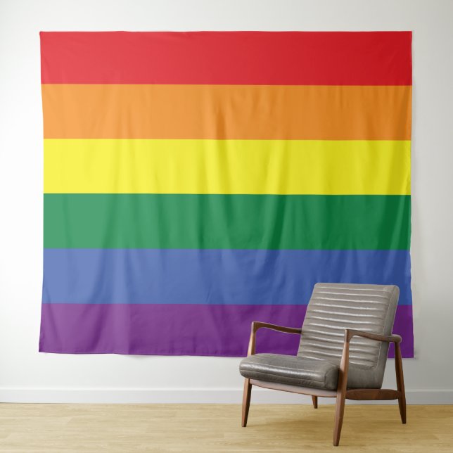 LGBT Pride Wall Tapestry (Extra Large) (In Situ (Horizontal))