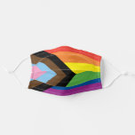 LGBT Progress Pride Flag| Rainbow Silhouette Cloth Face Mask