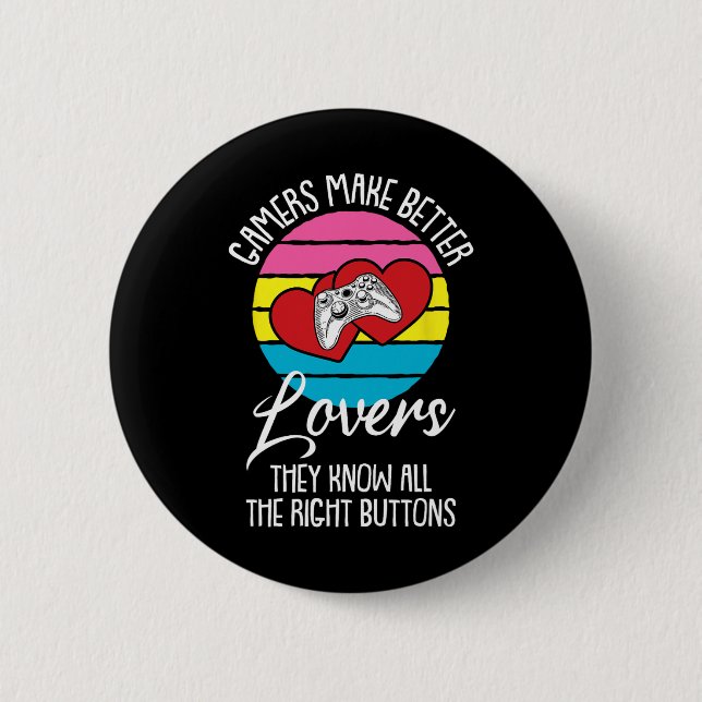 Lgbt-q Panual Pride Video Game Controller Gaming  2 Inch Round Button (Front)