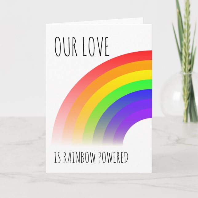 LGBT Rainbow Card (Front)