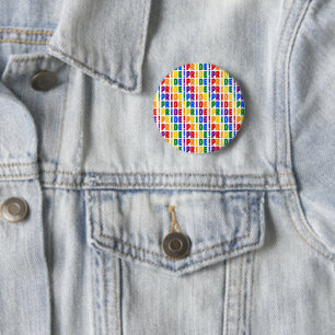 LGBT Rainbow Colors Pride 2 Inch Round Button