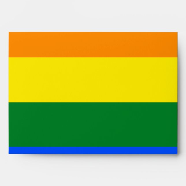 LGBT Rainbow flag Envelope (Front)