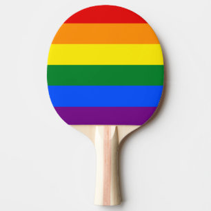 LGBT Rainbow flag Ping Pong Paddle