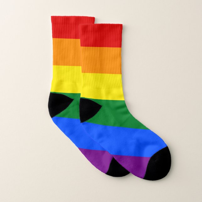 LGBT Rainbow flag Socks (Pair)
