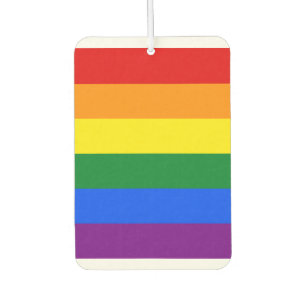 LGBT Rainbow Gay Pride Flag Air Freshener