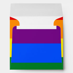 LGBT Rainbow Gay Pride Flag Envelope