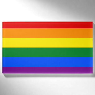 LGBT Rainbow Gay Pride Flag Name Tag