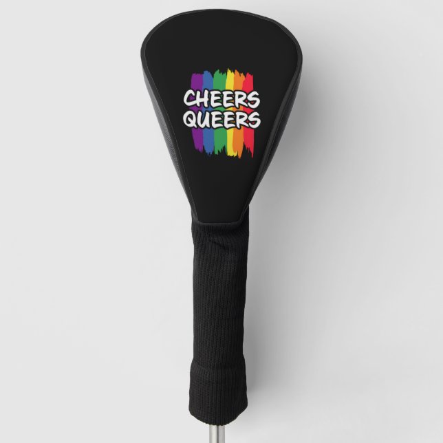 Lgbt Rainbow Gay Pride Golf Head Cover (Front)