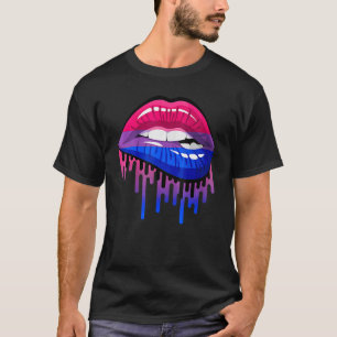 Lgbt Rainbow Lips Bisexual Pride Lgbt Gay Pride T-Shirt