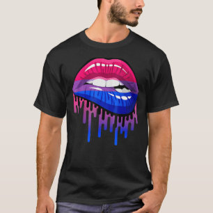 Lgbt Rainbow Lips Bisexual Pride Lgbt Gay Pride T-Shirt