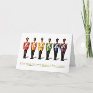 LGBT Rainbow Nutcracker General Holiday Card