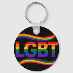 LGBT Rainbow Pride Keychain