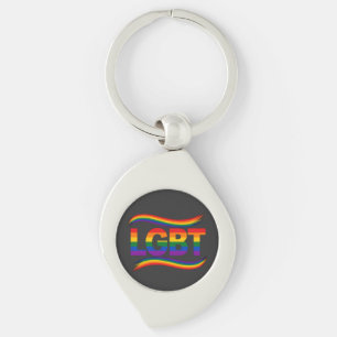 LGBT Rainbow Pride Keychain