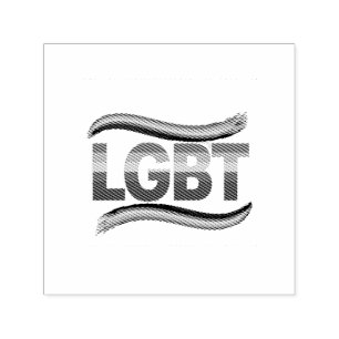 LGBT Rainbow Pride Self-inking Stamp