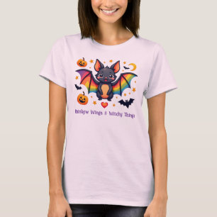 LGBT Rainbow Wings & Witchy Things T-Shirt