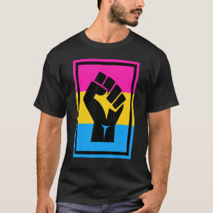 Lgbt Resist Fist Vintage Hand Pansexual Flag Pan P T-Shirt