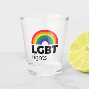 LGBT Rights Rainbow Shot Glass