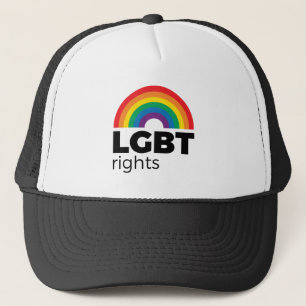 LGBT Rights Rainbow Trucker Hat