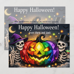 🎃🌈LGBT Spooky Husbands Invitation