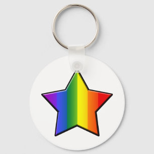 LGBT Super Star Keychain