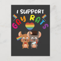 LGBT Support Gay Rats Wedding Celebration Queer