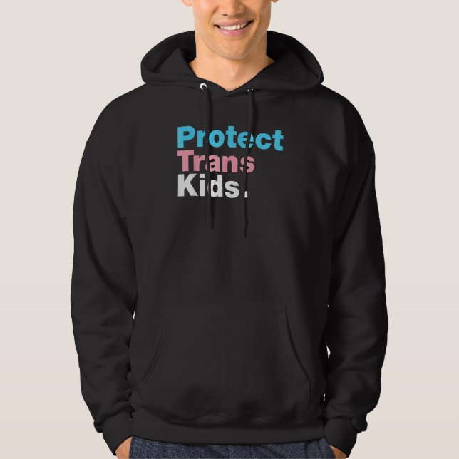 Lgbt Support Protect Trans Kid Lgbt Pride Hoodie (Front)