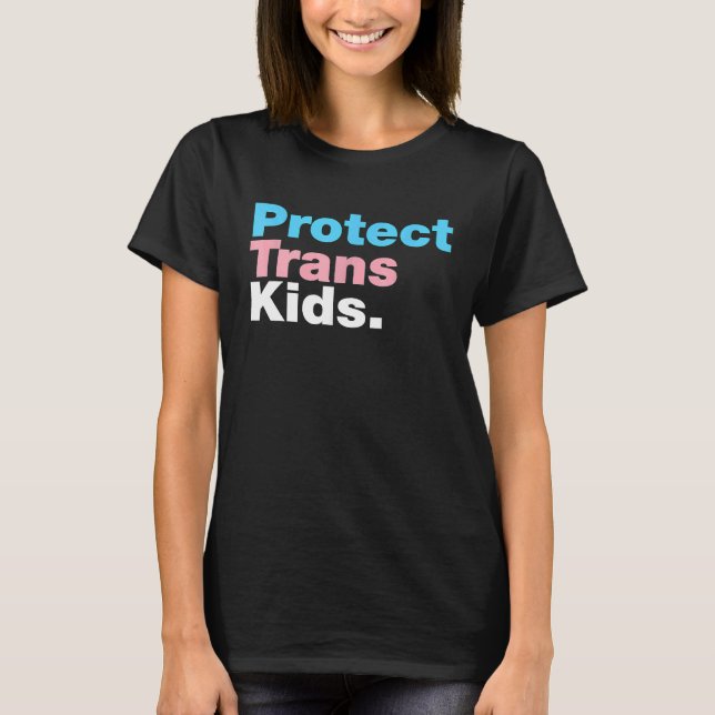 LGBT Support Protect Trans Kid LGBT Pride Men Kids T-Shirt (Front)