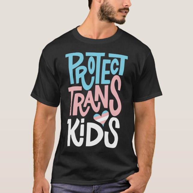 LGBT Support Protect Trans Kid LGBT Pride T-Shirt (Front)