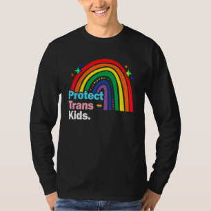 Lgbt Support Protect Trans Kid Pride Lgbt Rainbow T-Shirt
