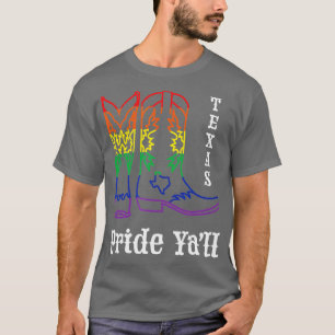 LGBT Texas Human Gay Pride Month Transgender Rainb T-Shirt