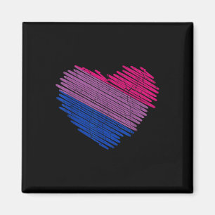 Lgbt The Biual Pride Flag Heart Pride Rainbow _1 Magnet