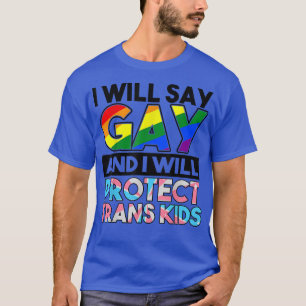 LGBT Transgender Pride Flag Color Vintage Protect T-Shirt