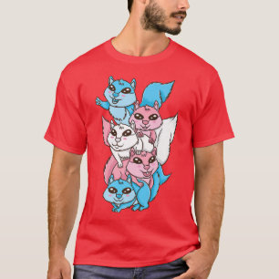 LGBT Transgender Squirrel Pile Trans Pride  T-Shirt