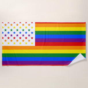 LGBT USA BEACH TOWEL